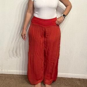 Gigi Moda Anthropologie Red Pants Sz M